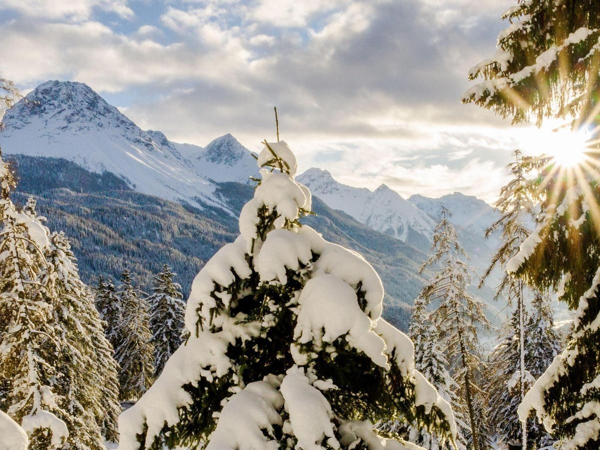 Blick ins Engadin